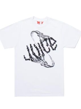 Juice Wrid x Vlone Bones T-Shirt | White | XL | Limited Edition | New